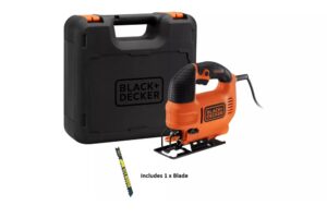 Black & Decker 410W Corded Jigsaw – Refurbished Power Tool for DIY & Professional Cutting