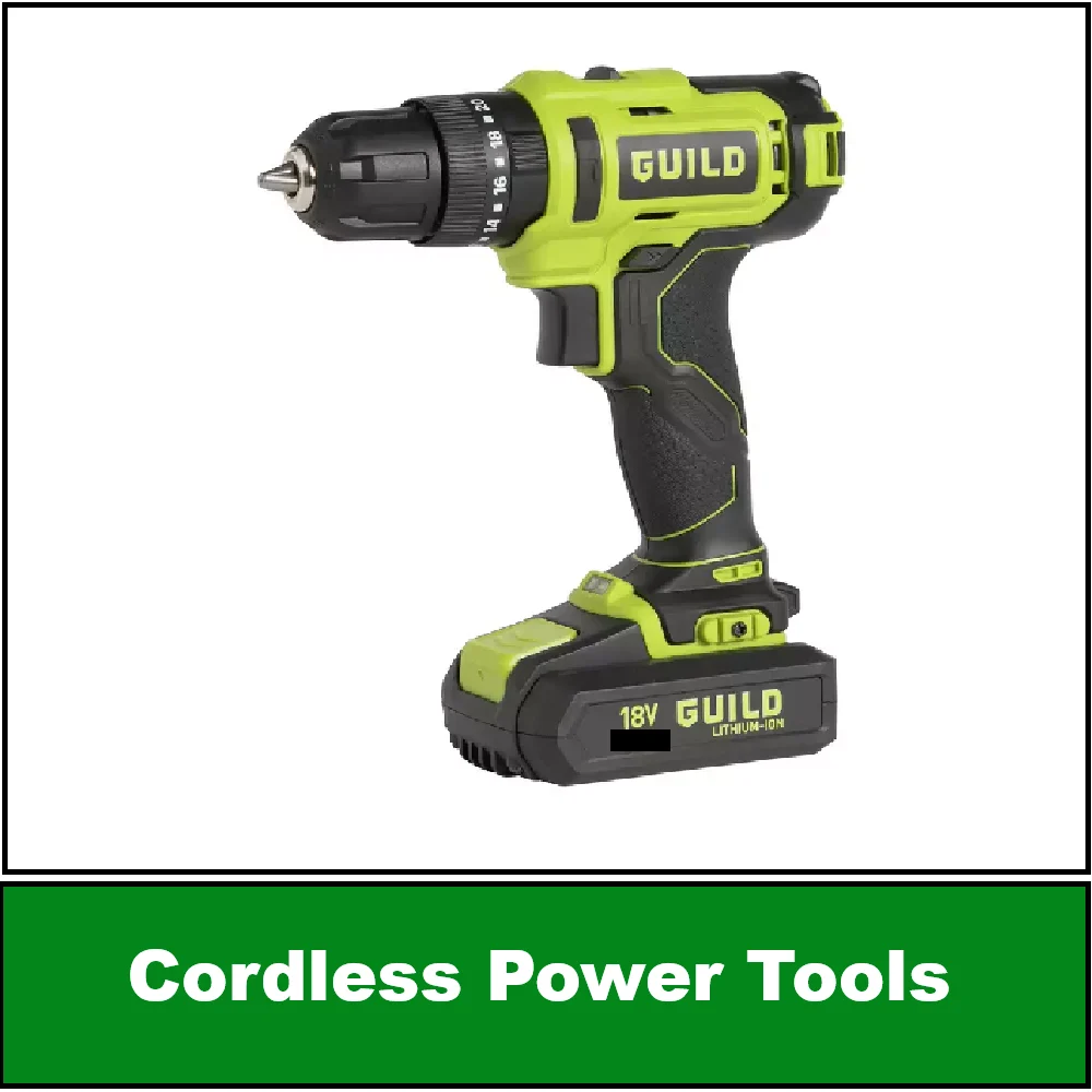 Category navigation tile: Cordless power tools UK – refurbished and new 18V drills, impact drivers & screwdrivers for DIY & trade use