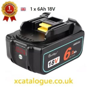 Makita 6Ah replacement battery for 18V cordless tools