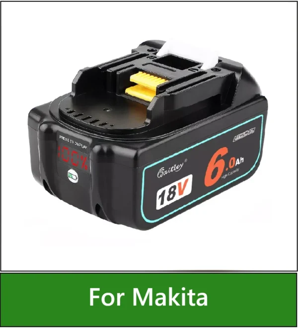 Category navigation tile: Sowing a replacement 20v 5.0Ah battery for Makita power tools displayed on a white background,