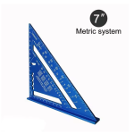 7-Inch Carpenter Triangle Ruler – Aluminium Set Square & Angle Measuring Tool