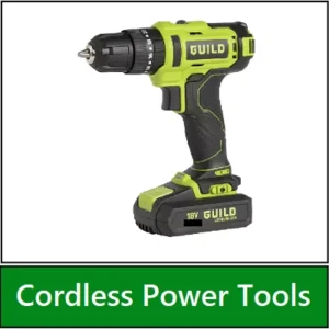 Category navigation tile: Cordless power tools UK – refurbished and new 18V drills, impact drivers & screwdrivers for DIY & trade use