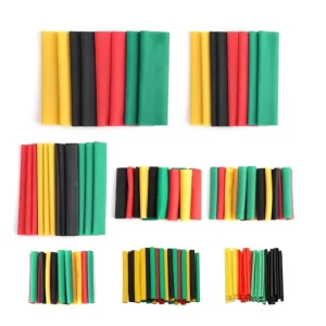 160 piece heat shrink sleeve kit for electrical wire and cable insulation
