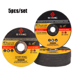 5pcs Cutting Disc Set – For Metal, Steel & Wood (115 x 1.2 x 22.23mm)
