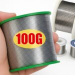 1.0mm 100g Rosin Core Solder Wire Roll – No-Clean Flux 2.0% Tin for Precision Soldering