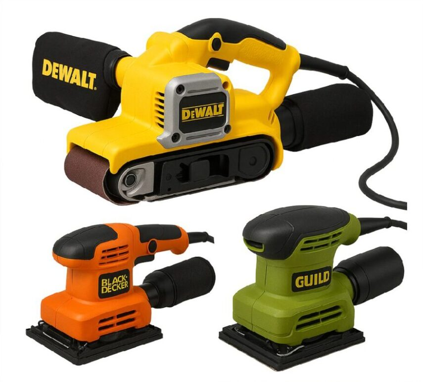 Corded sanders from DeWALT, Guild and Black+Decker navigation tile