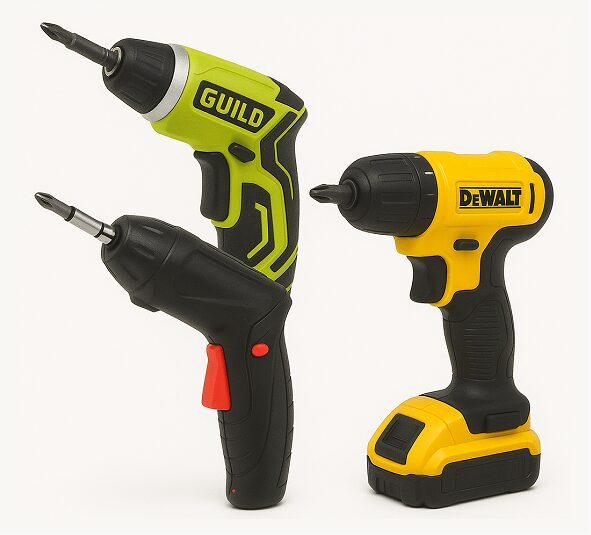 Selection of cordless electric screwdrivers for category navigation