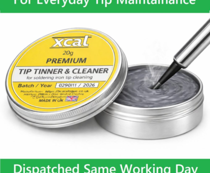 Xcat Premium Tip Tinner & Cleaner 20g tin for daily maintenance and light oxidation recovery with soldering iron tip