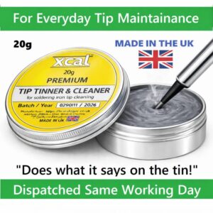 Xcat Premium Tip Tinner & Cleaner 20g tin for daily maintenance and light oxidation recovery with soldering iron tip