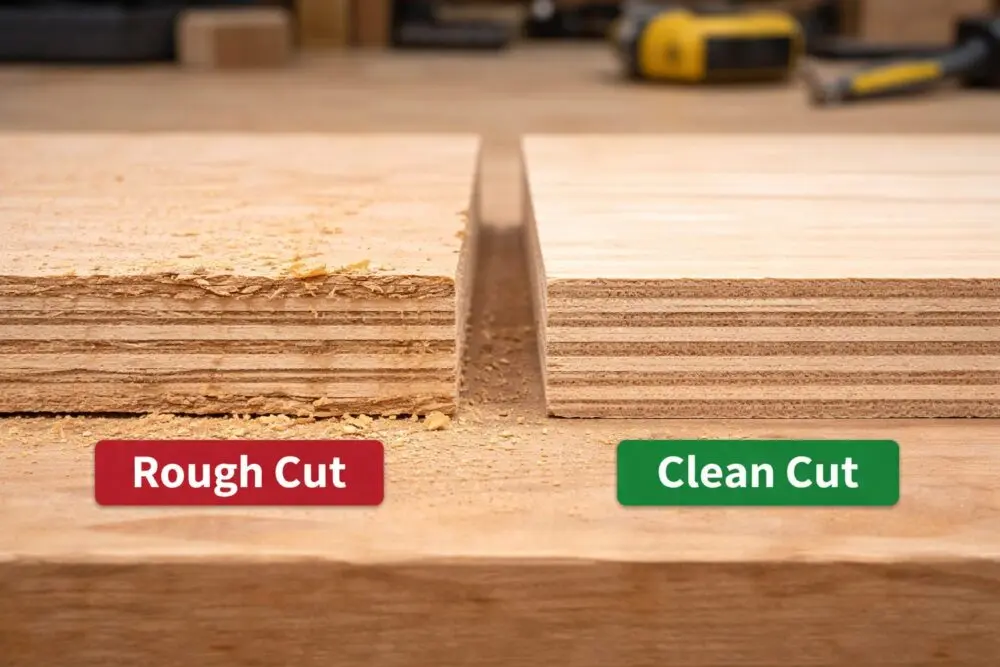 circular saw blade wear comparison softwood hardwood engineered wood