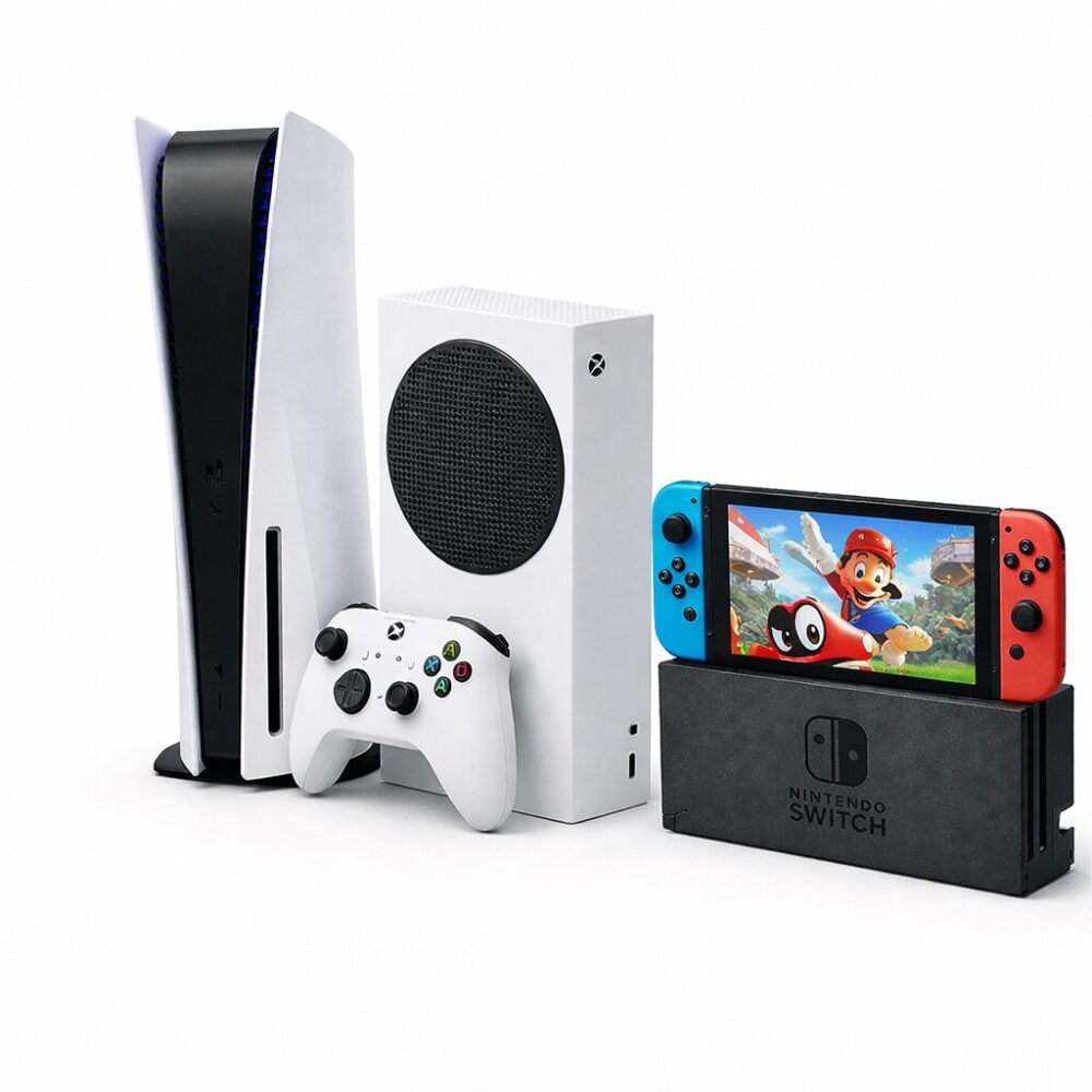 Gaming Consoles category navigation tile.