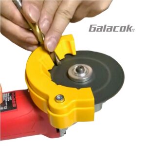 drill bit sharpener attachment for angle grinder suitable for 4 to 12mm drill bits.