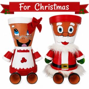 Father Christmas & Mrs Christmas Christmas Gift Character Set