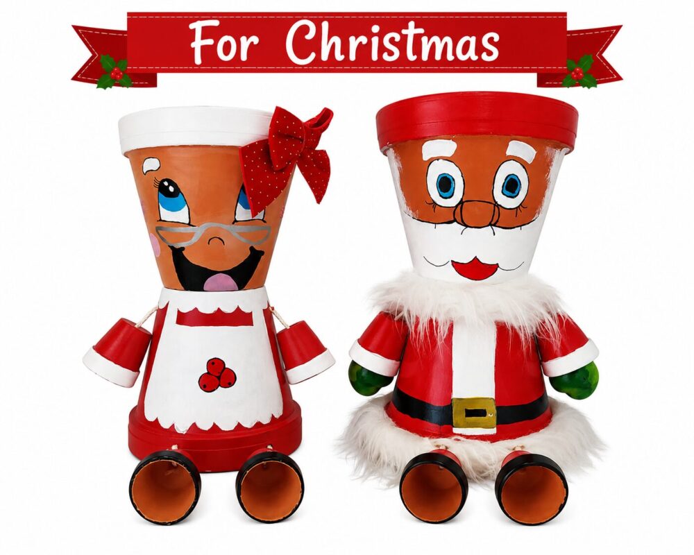 Father Christmas & Mrs Christmas Christmas Gift Character Set