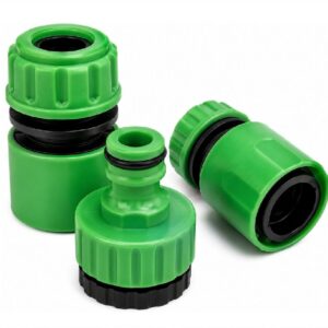 Universal 1/2″ Garden Hose Connector Set – 3 Piece Quick Fit Tap Adapter Kit