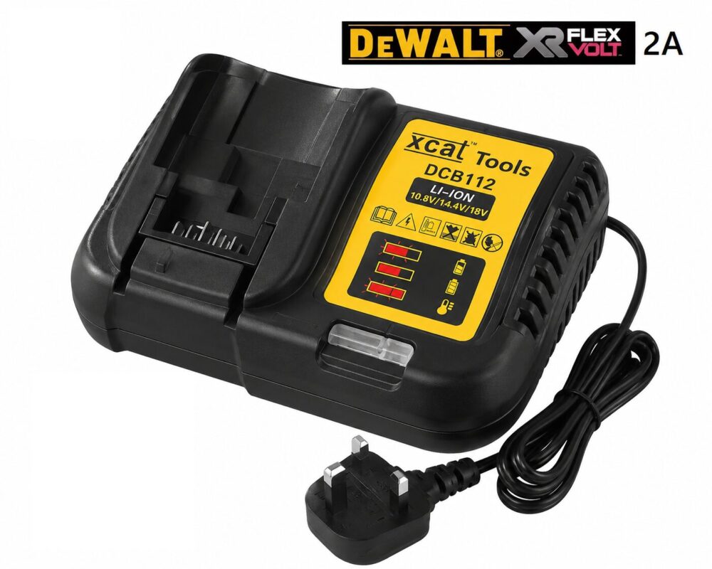 xcat dcb112 charger dewalt compatible 2a