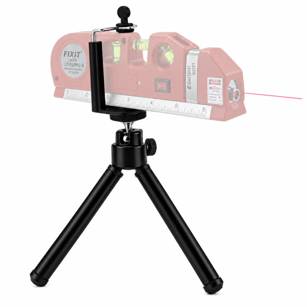 Mini Tripod Stand with Adjustable Clamp for Laser Levels & Measuring Tools