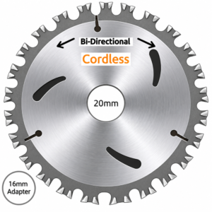 125mm (5″) 40T Nail-Resistant TCT Wood Saw Blade