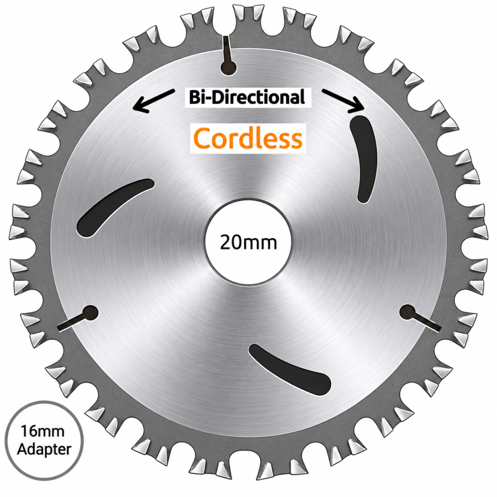 125mm (5″) 40T Nail-Resistant TCT Wood Saw Blade