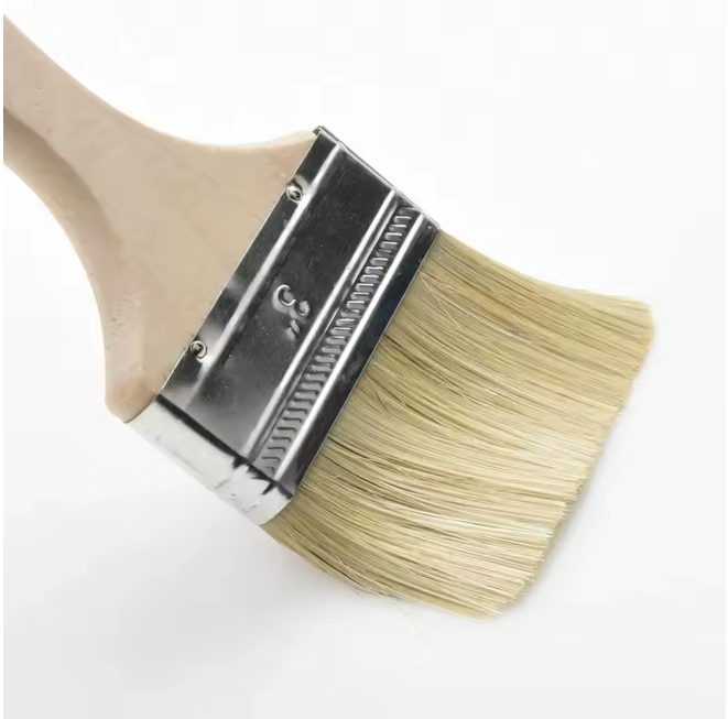 5 Piece Wooden Handle Paint Brush Set for DIY Decorating Crafts
