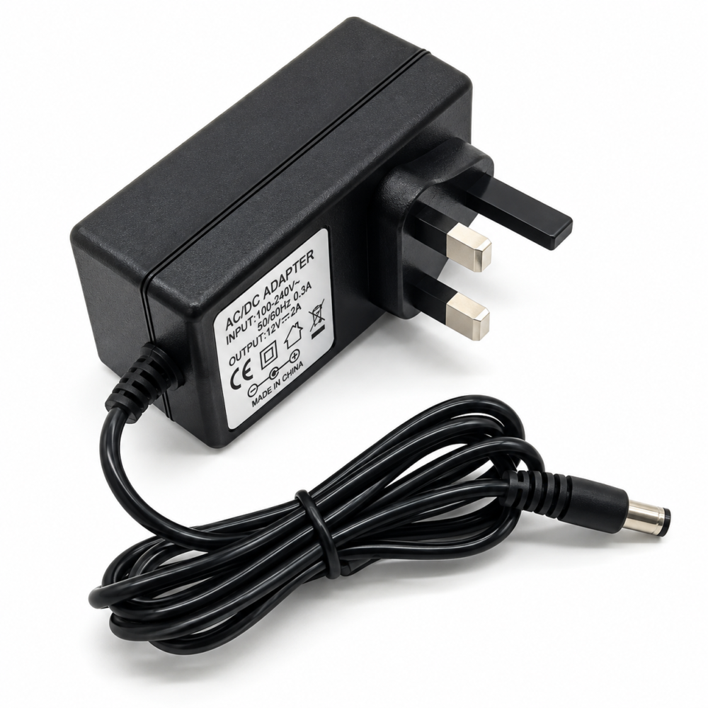UK AC/DC Power Adapter – 5V, 6V, 9V, 12V & 22V – 0.5A/2A – Replacement Power Supply