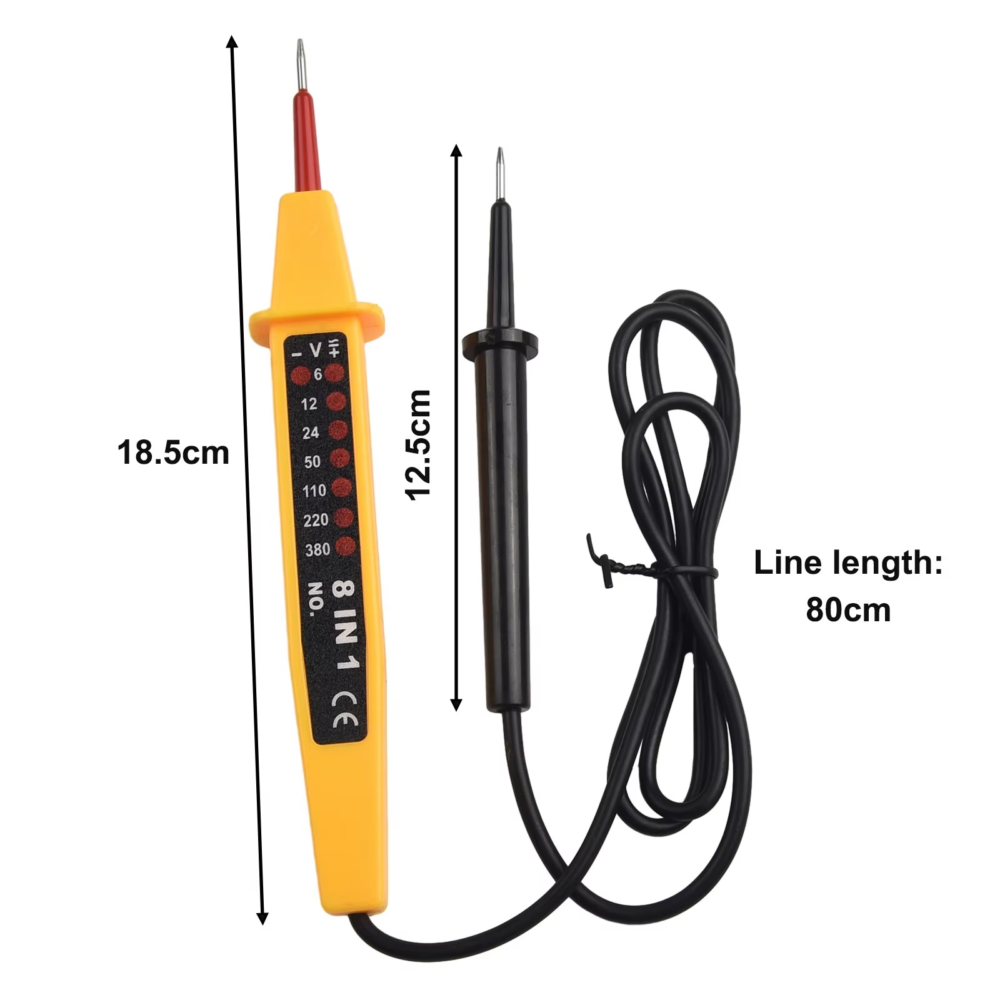 voltage tester pen dimensions